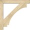 Ekena Millwork Imperial Block Rough Sawn Bracket w/ Offset Brace, Douglas Fir, 6"W x 38"D x 38"H BKT0604X38X38IMP05RDF - alternate 2